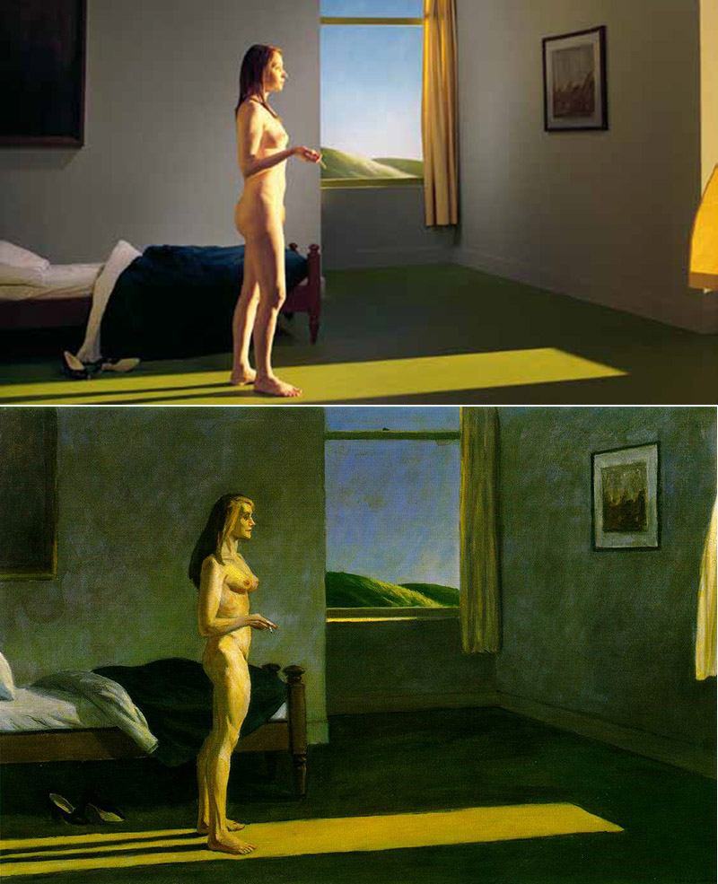 a woman in the sun